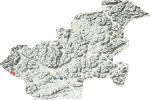 尧棒乡地形图
