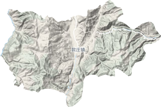 款庄镇地形图