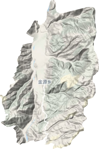金源乡地形图