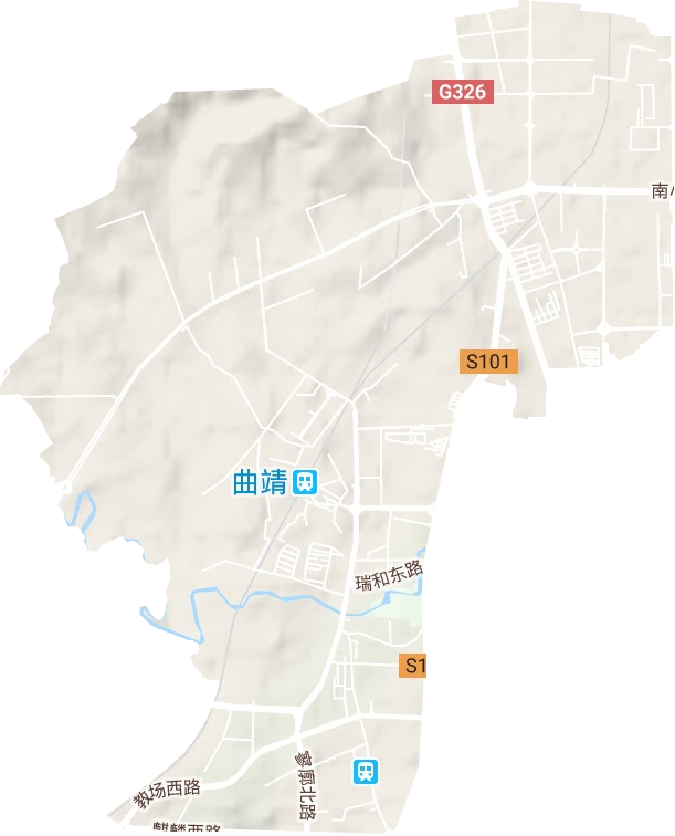 建宁街道地形图
