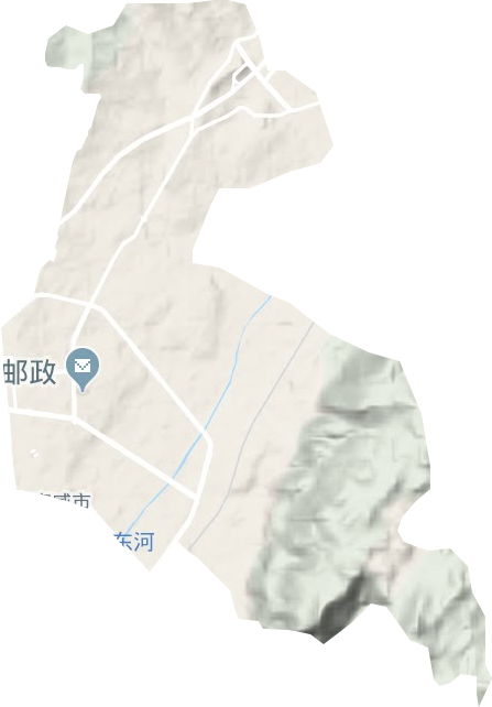 双龙街道地形图