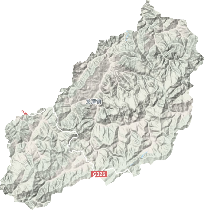 龙潭镇地形图