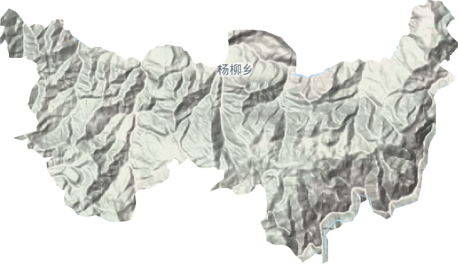 杨柳乡地形图