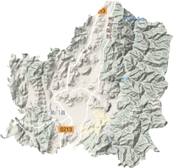 龙泉街道地形图