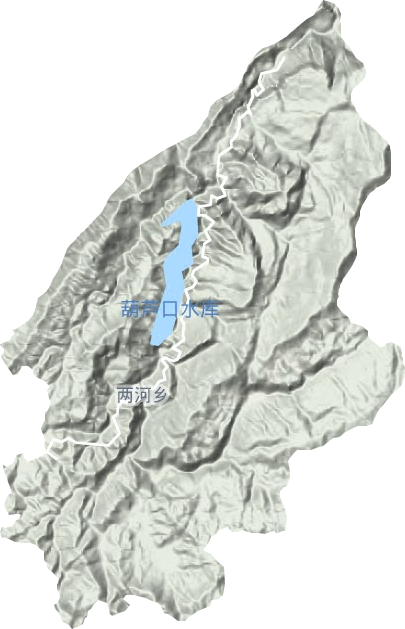 两河镇地形图