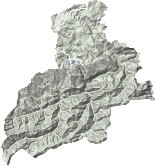 龙海镇地形图