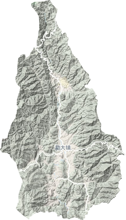 勐大镇地形图