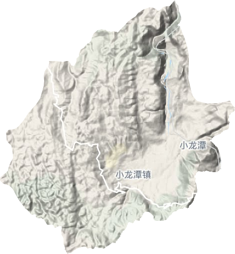 小龙潭镇地形图