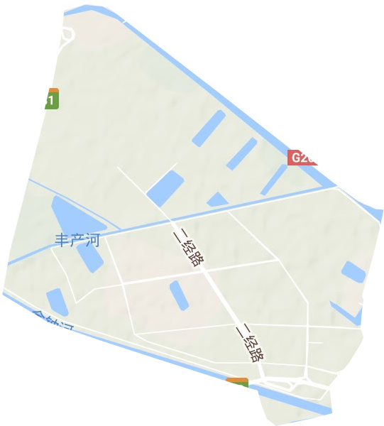 天津陆路港物流装备产业园地形图