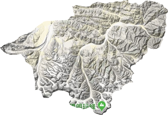 扎西宗乡地形图
