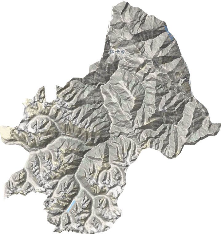 林卡乡地形图