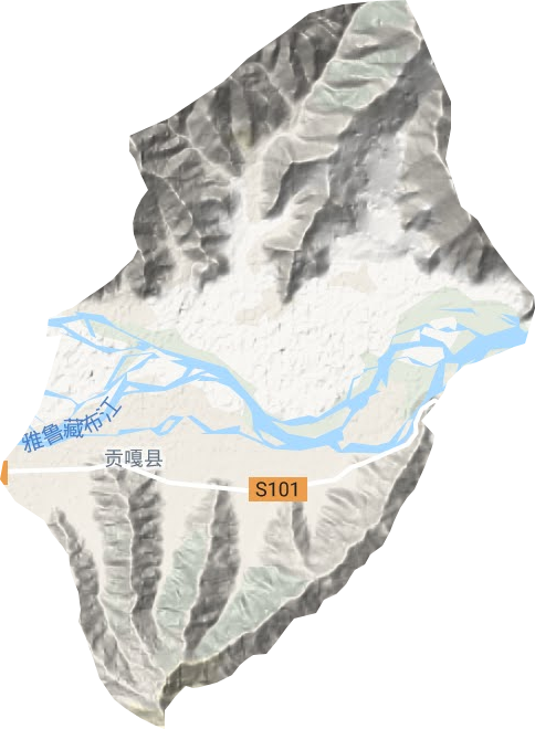 吉雄镇地形图