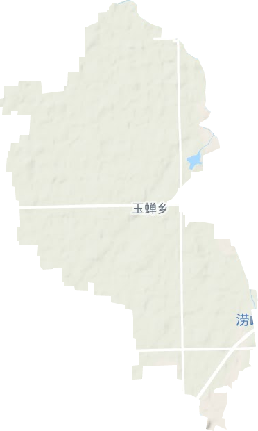 玉蝉镇地形图