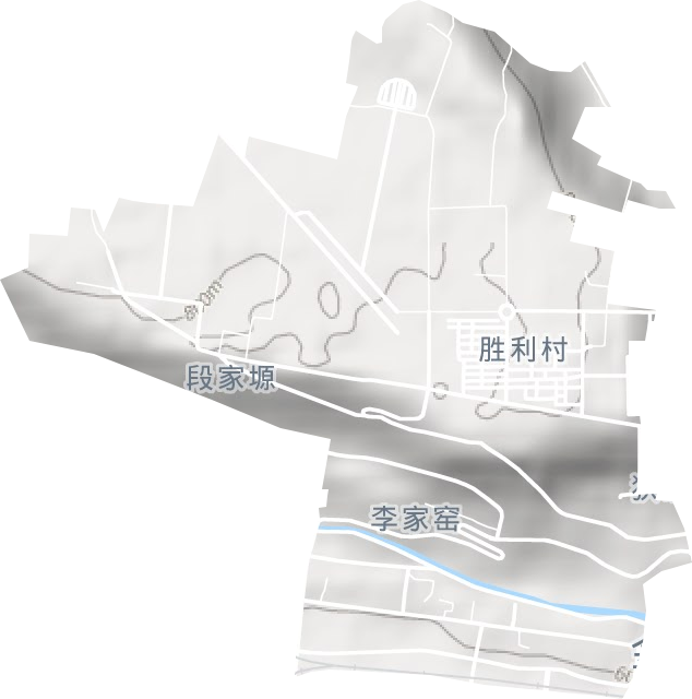 中山西路街道地形图