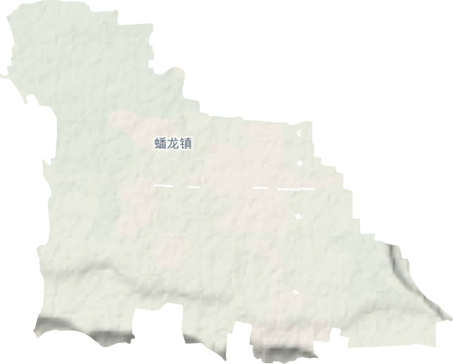 蟠龙镇地形图