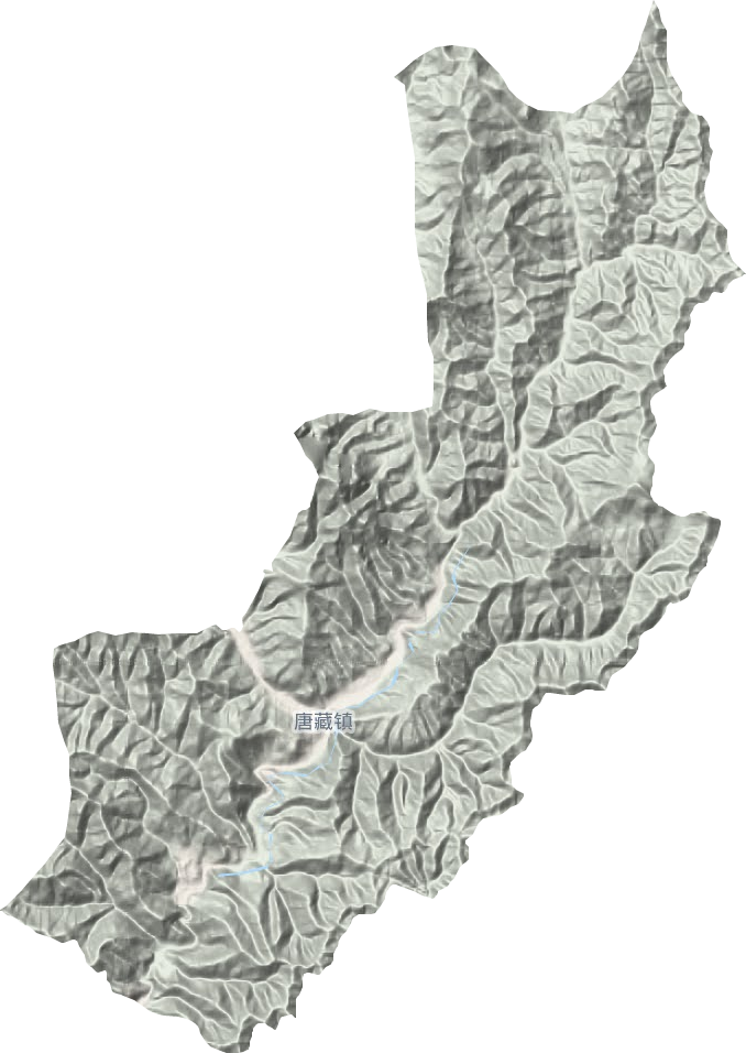 唐藏镇地形图