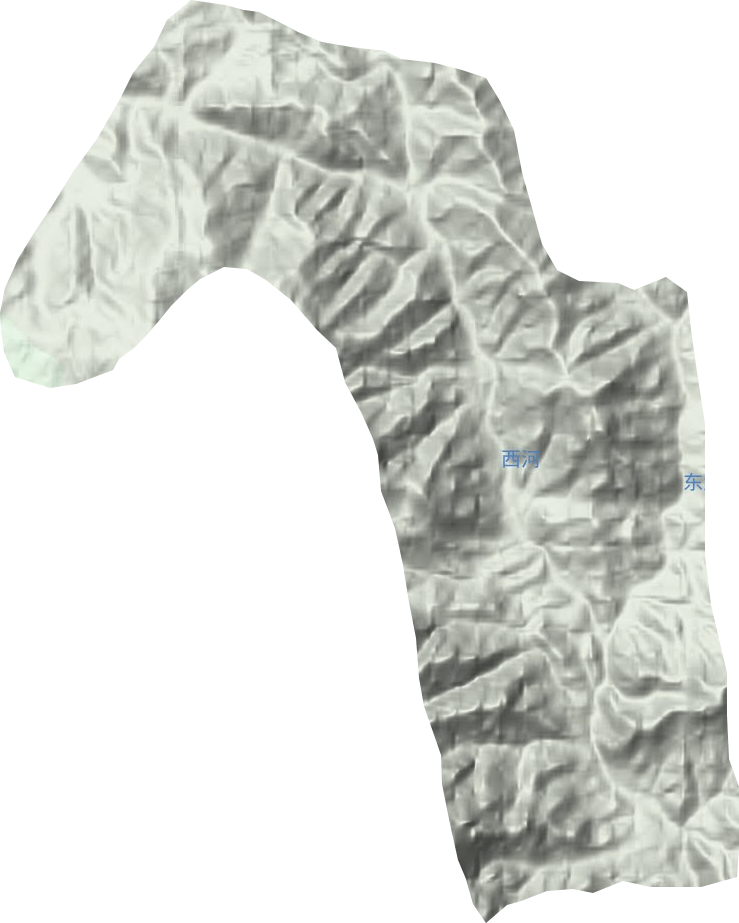 辛家山林业场地形图