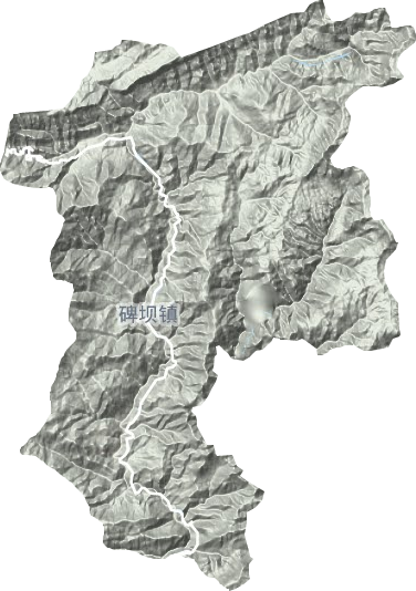 碑坝镇地形图