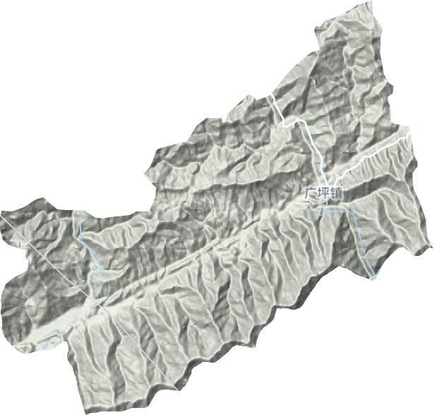 广坪镇地形图