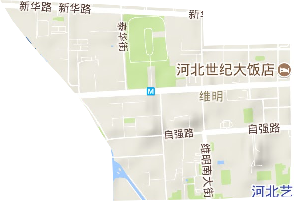 维明街道地形图