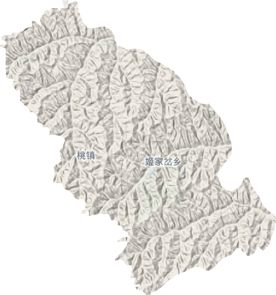 桃镇地形图