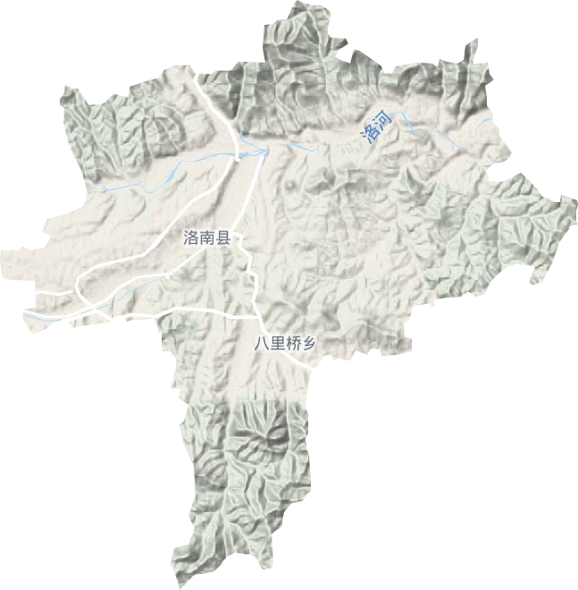 庙坪乡地形图