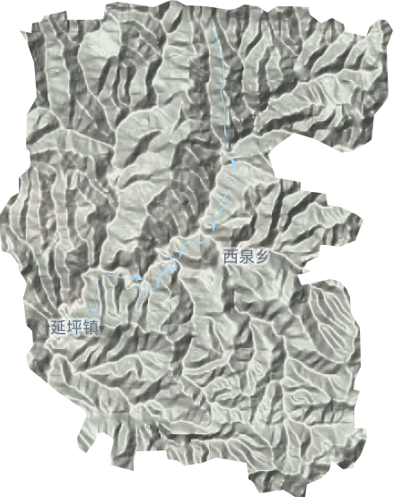 延坪乡地形图