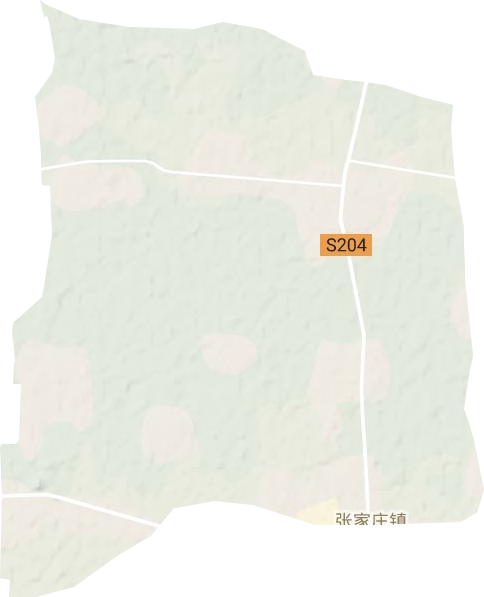 张家庄镇地形图