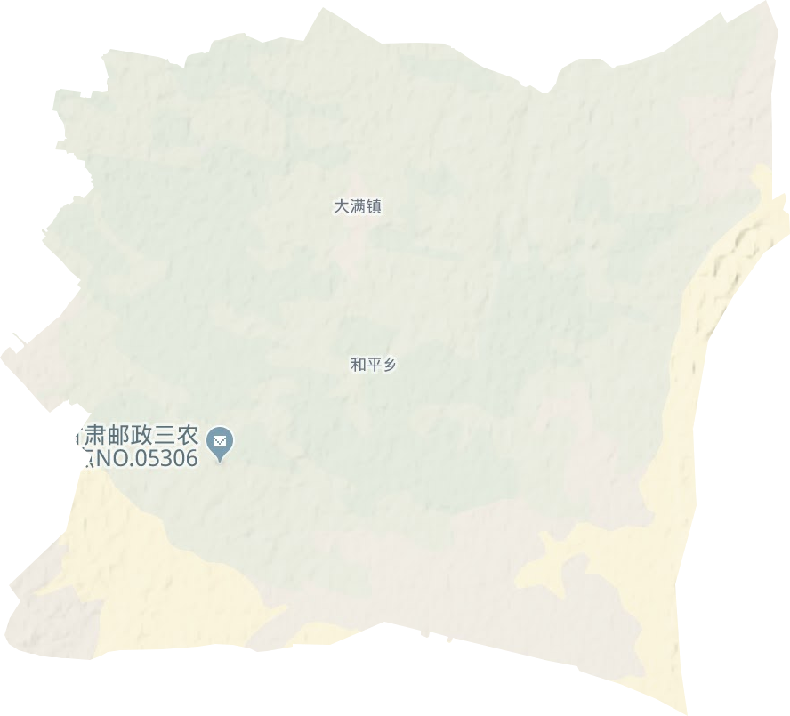 大满镇地形图