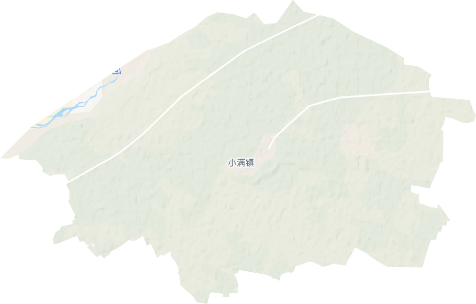 小满镇地形图