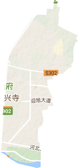 三里屯街道地形图