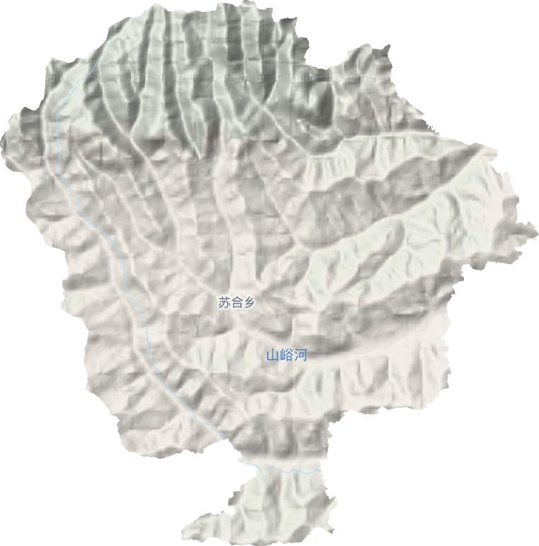苏河乡地形图