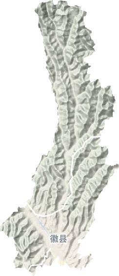 城关镇地形图