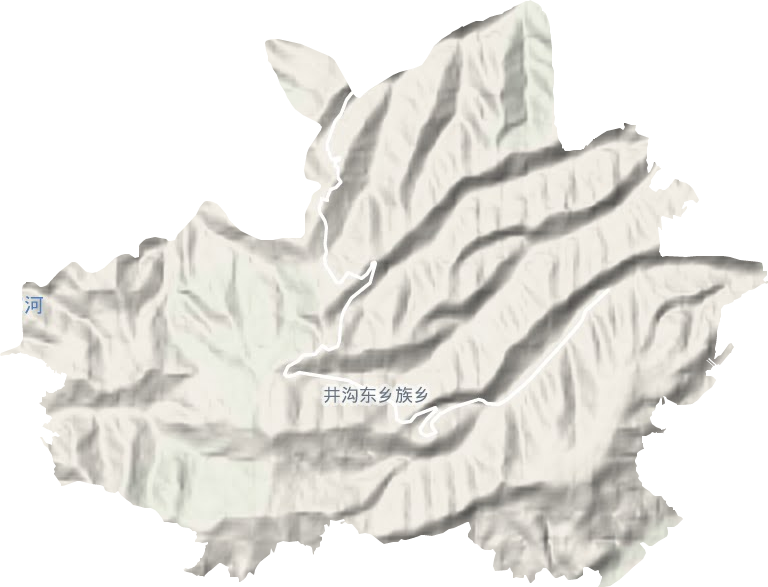 井沟乡地形图