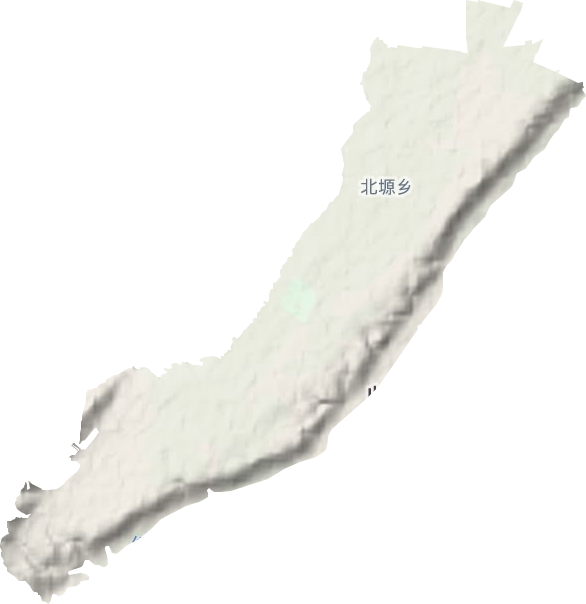 北塬乡地形图