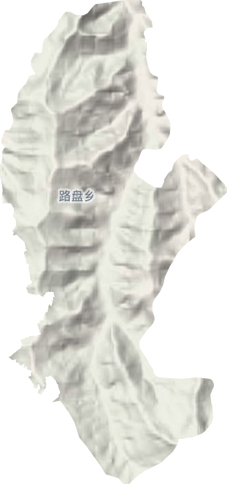 路盘乡地形图
