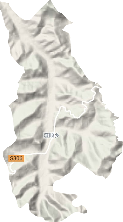 流顺乡地形图