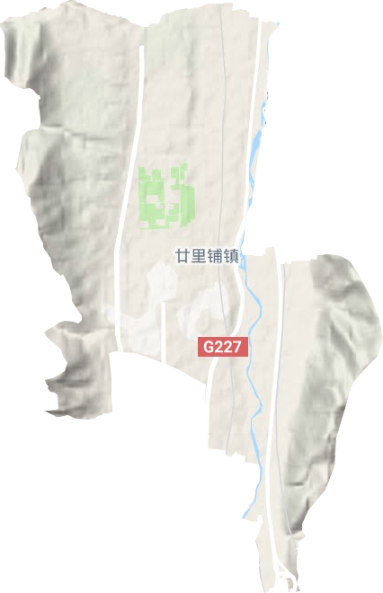 廿里铺镇地形图