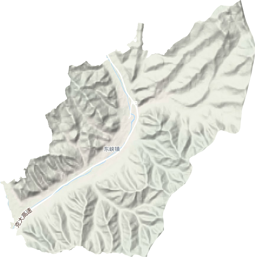 东峡镇地形图