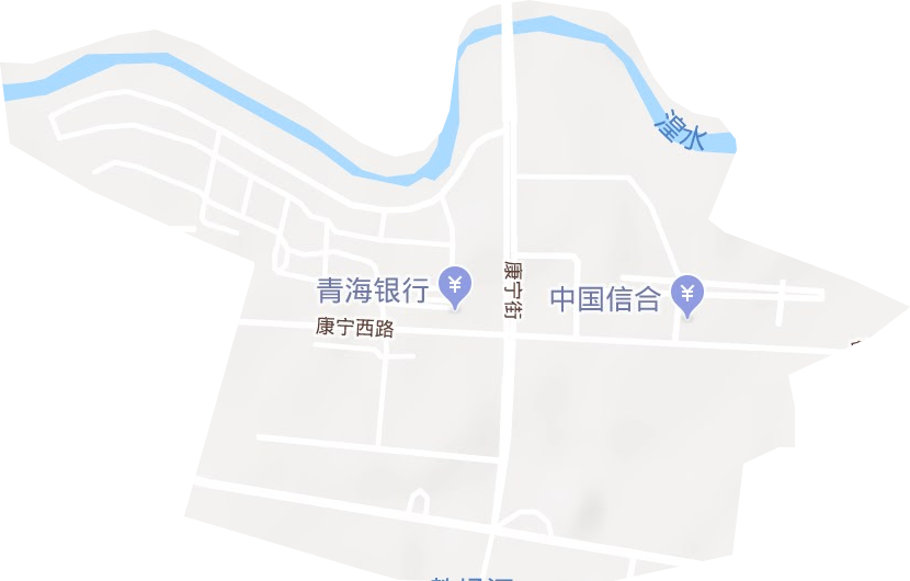 康川街道地形图