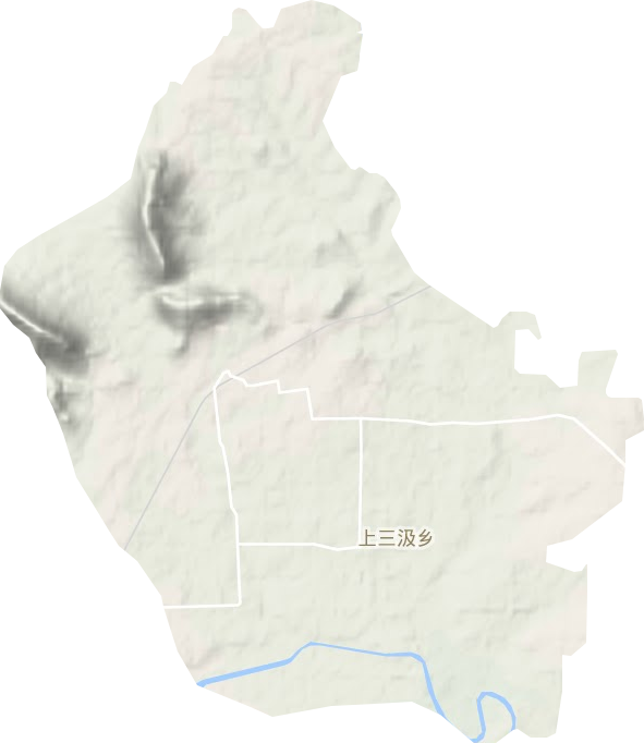 上三汲乡地形图
