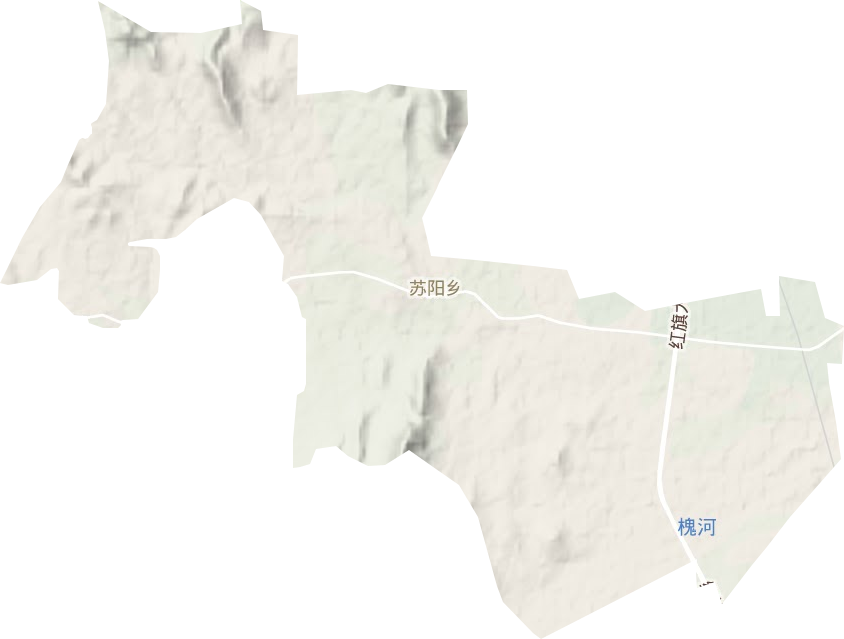 苏阳乡地形图