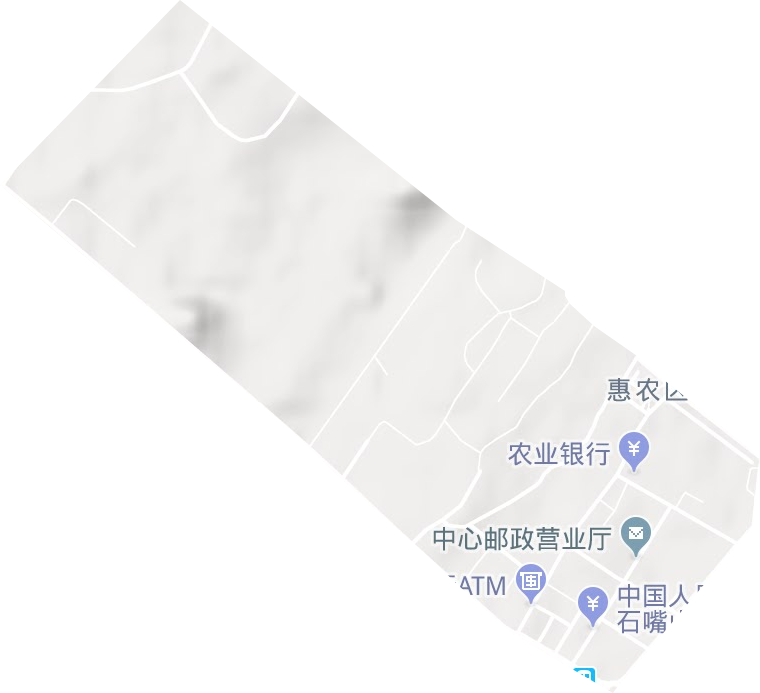 中街街道地形图
