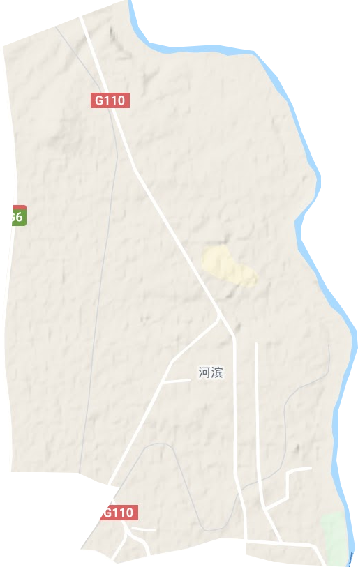 河滨街道地形图
