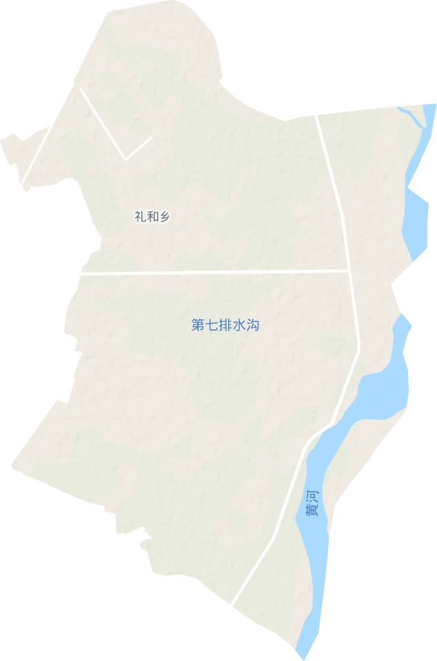 礼和乡地形图