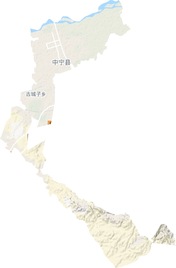 宁安镇地形图