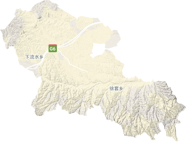 徐套乡地形图