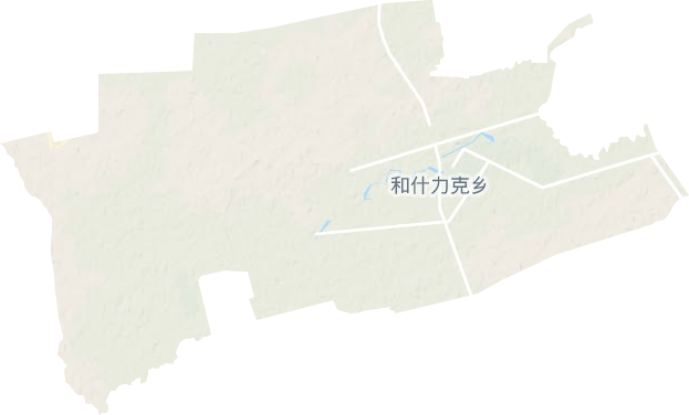 和什力克乡地形图