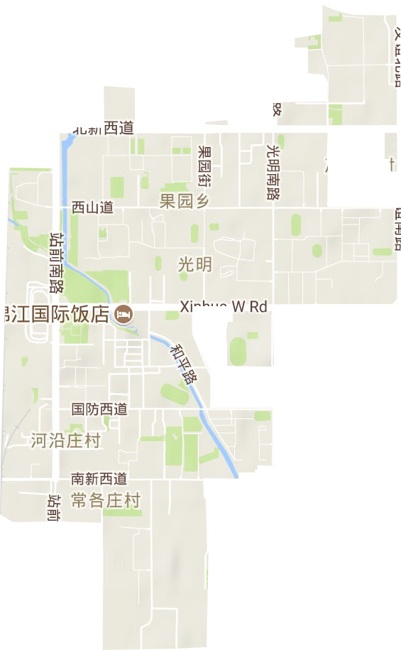 光明街道地形图