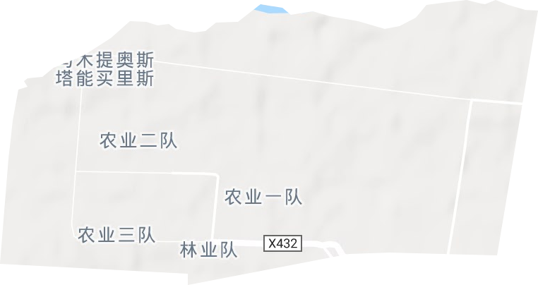 县林场地形图